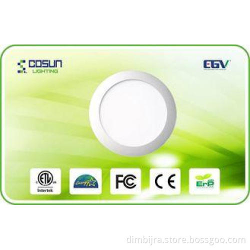 3500k 4 inch Round LED Flat Panel Lights For Hotel , 125 LE